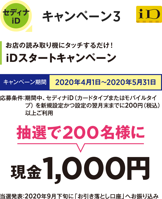 セディナのカードでまるっ得チャンス クレジットカードならセディナ Cedyna